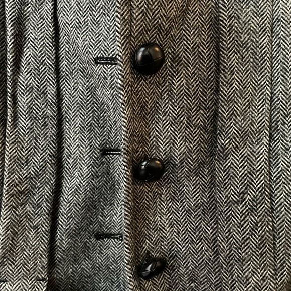 J Crew 100% wool herringbone blazer - Picture 4 of 5